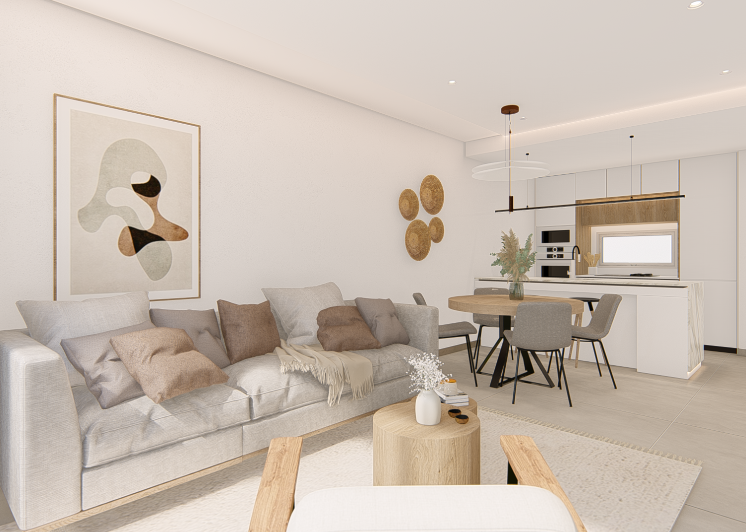 Elegante apartamento de 2 dormitorios de nueva construcción con piscina comunitaria en El Raso, Guardamar