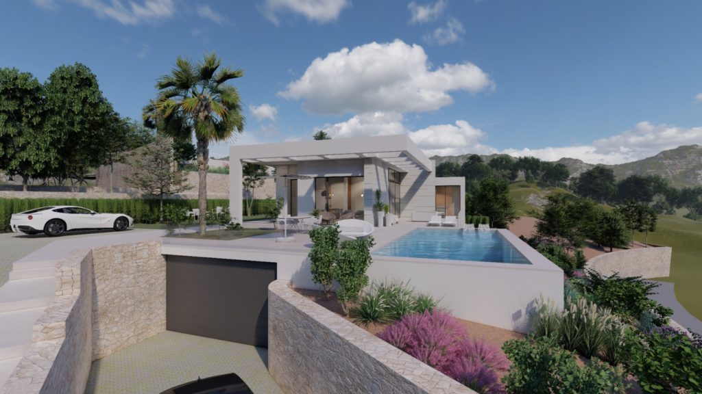 Encantadora villa independiente de 3 dormitorios 'New Built' con piscina privada en el campo de golf Las Colinas