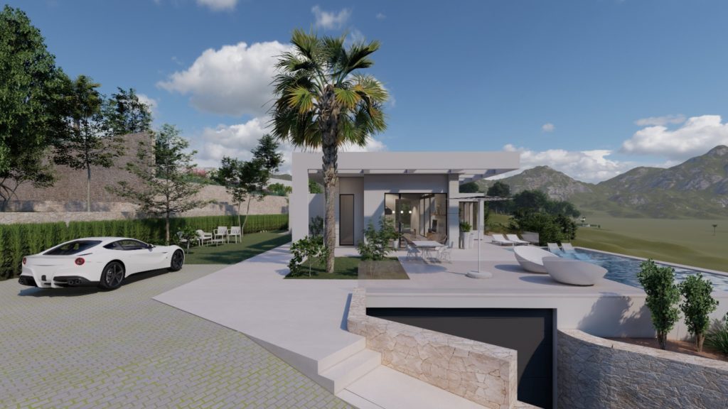 Delightful 'New Build' 3 bedroom detached villa with private pool on Las Colinas golf course