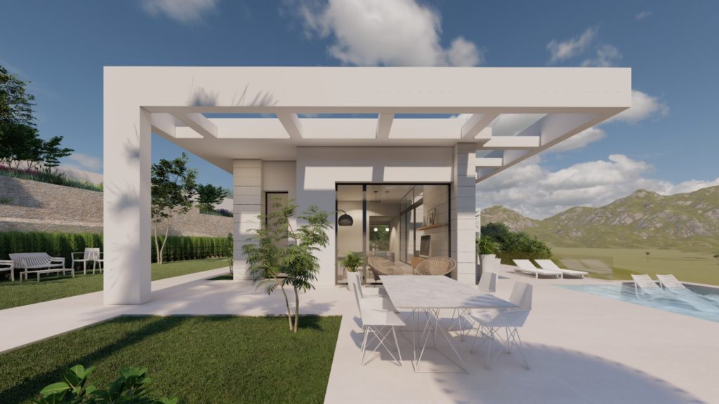 Encantadora villa independiente de 3 dormitorios 'New Built' con piscina privada en el campo de golf Las Colinas