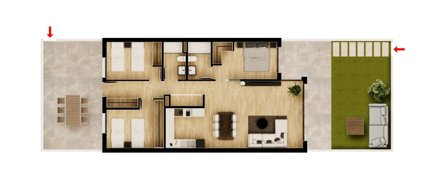 Precioso apartamento 'New Build' de 2 dormitorios con piscina comunitaria en Santa Pola