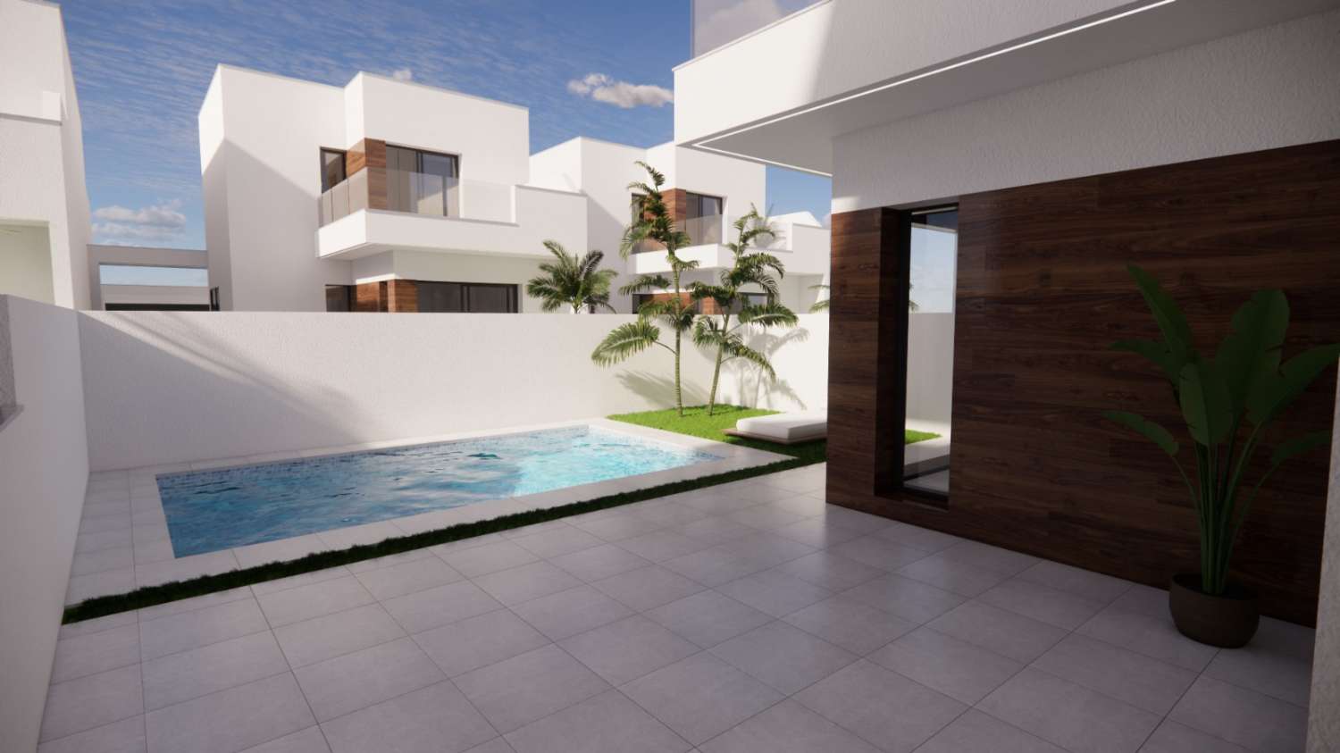 Beautiful 'New Build' 3 bedroom detached villa with private pool in San Fulgencio