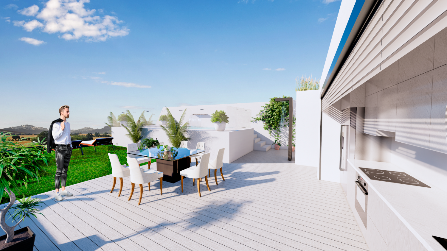 Lovely 'New Build' 2 bedroom apartment with parking & communal pool in Benijofar