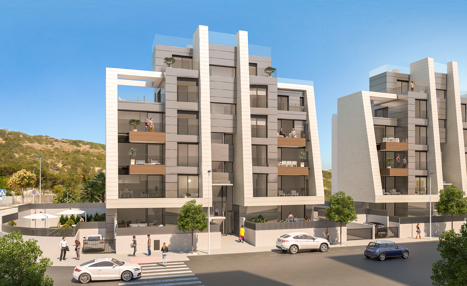 Beautiful 'New Build' 3 bedroom apartment with optional private pool in Guardamar del Segura