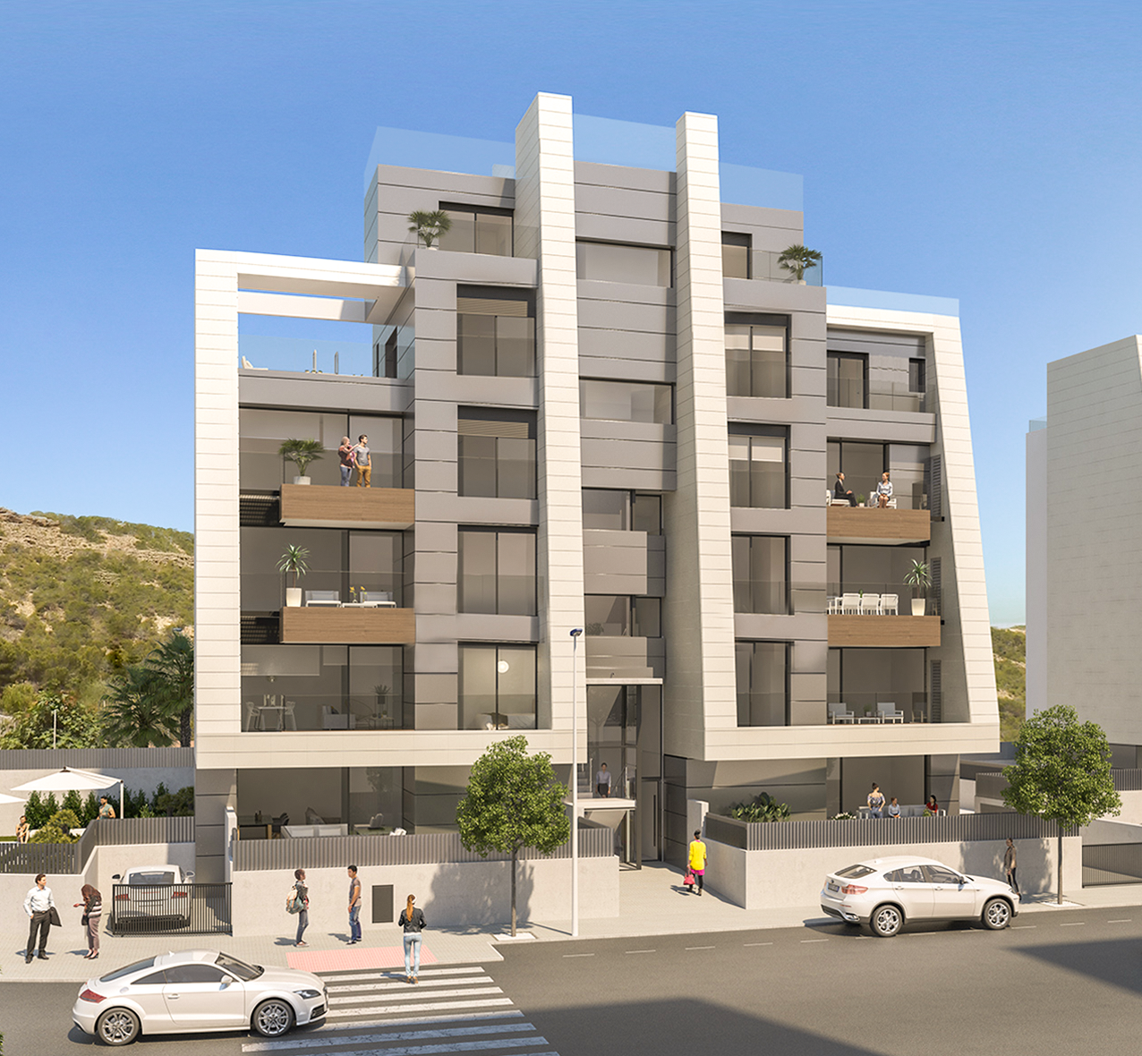 Beautiful 'New Build' 3 bedroom apartment with optional private pool in Guardamar del Segura