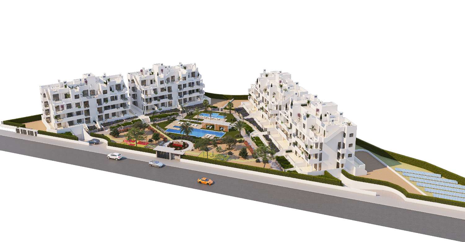 Charming 'New Build' 2 bedroom apartment with communal pool in Santa Rosalia, San Javier