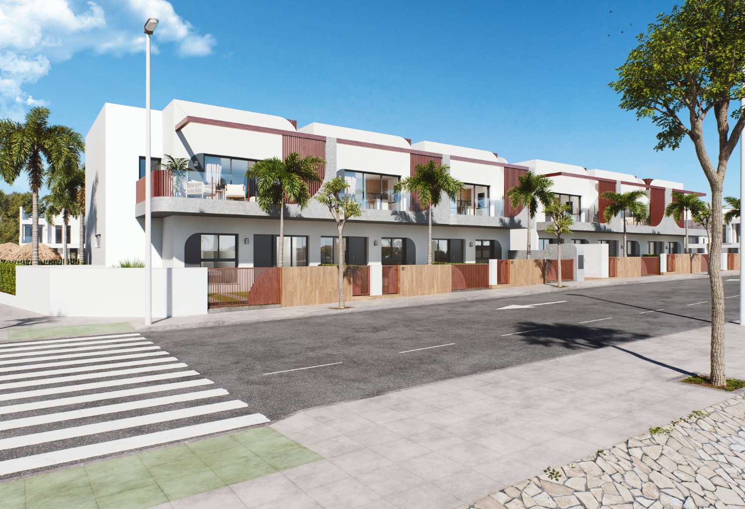 Precioso bungalow de 2 dormitorios en planta alta o baja de 2 dormitorios con piscina comunitaria en Pilar de la Horadada