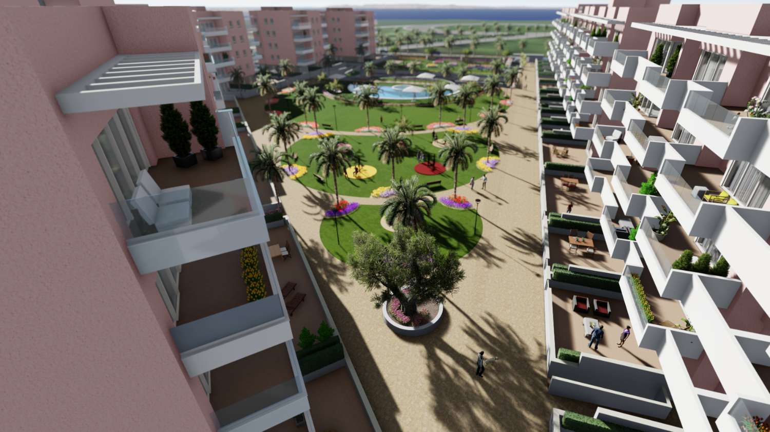 Excellent 'New Build' 3 bedroom apartments with communal pool in El Raso, Guardamar