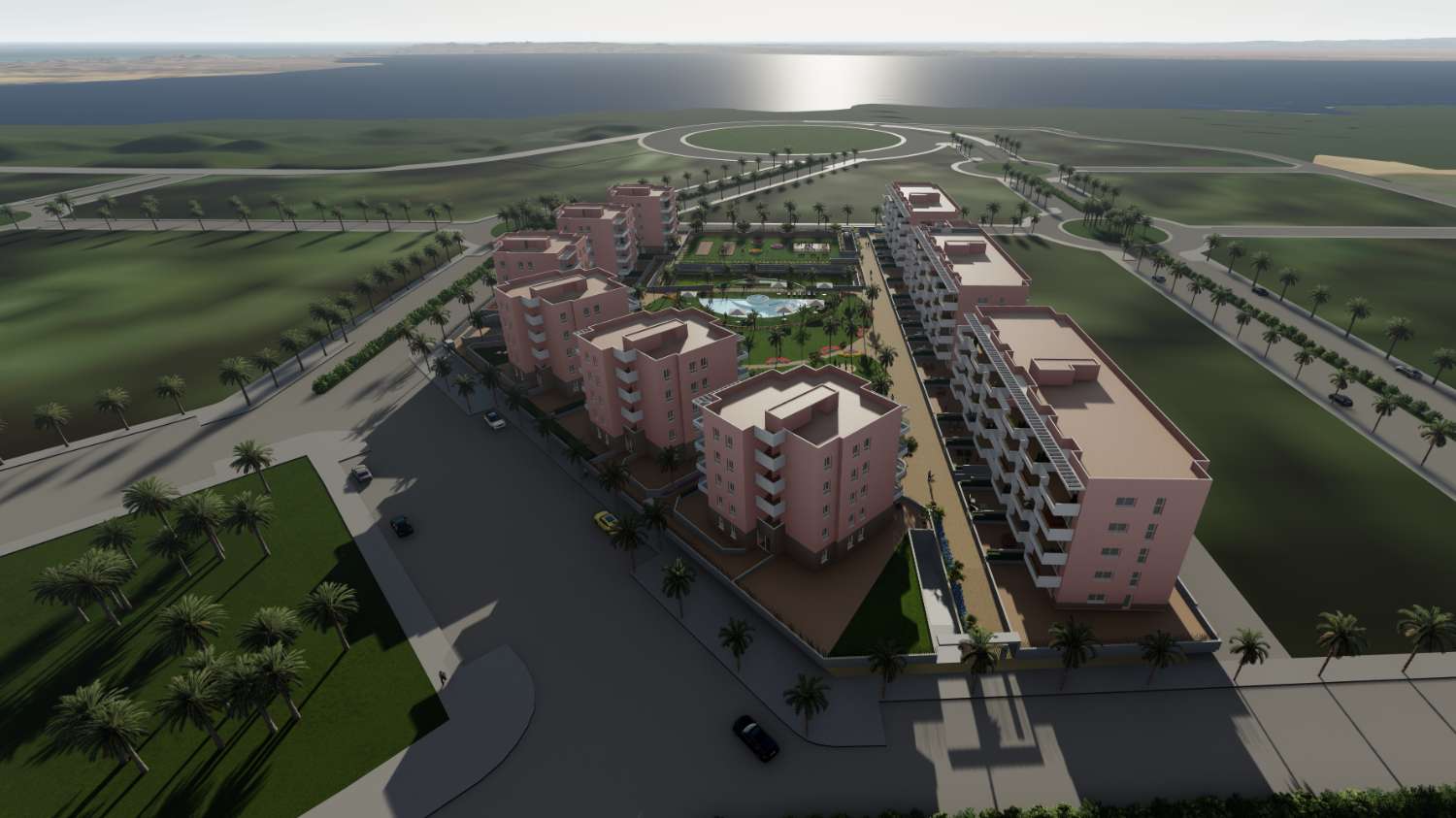 Excellent 'New Build' 3 bedroom apartments with communal pool in El Raso, Guardamar