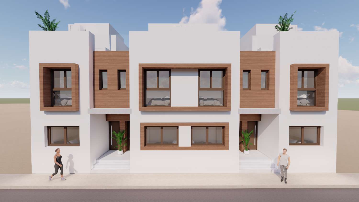 Fabulous 'New Build' 3 bedroom Townhouse with private pool in San Javier