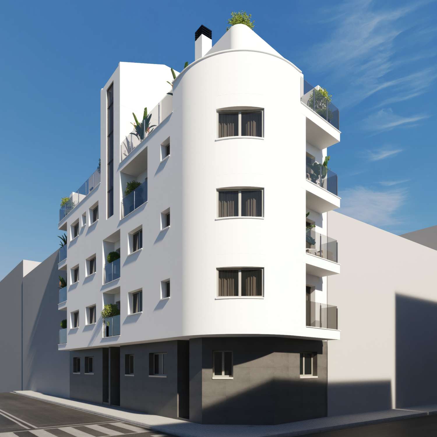 Fabulous 'New Build' 2 makuuhuoneen huoneisto yhteisellä porealtaalla lähellä merta Torreviejassa