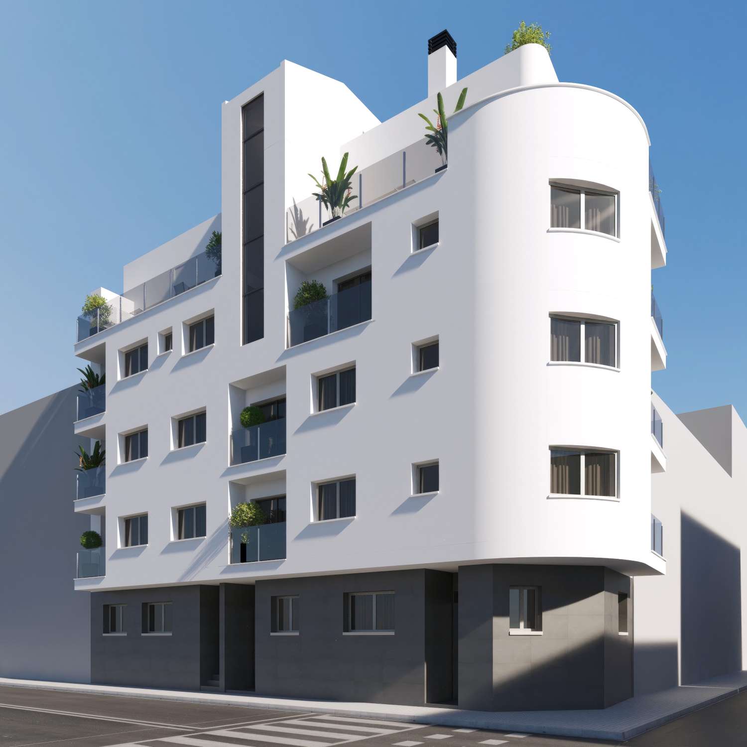 Fabulous 'New Build' 2 makuuhuoneen huoneisto yhteisellä porealtaalla lähellä merta Torreviejassa