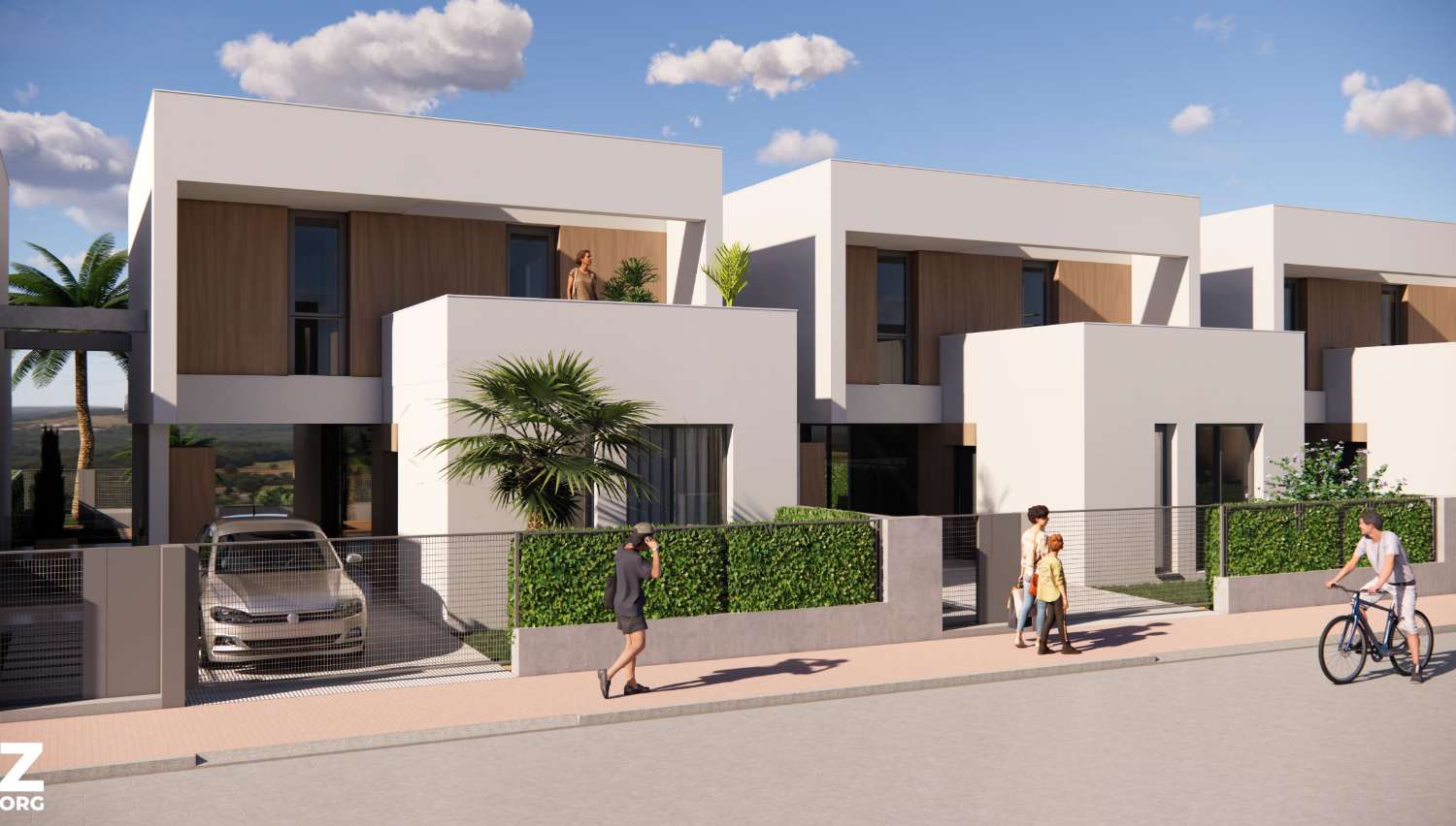 Mooie 'Nieuwbouw' 3 slaapkamer Vrijstaande villa met privé zwembad in Santa Rosalia, Torre Pacheco