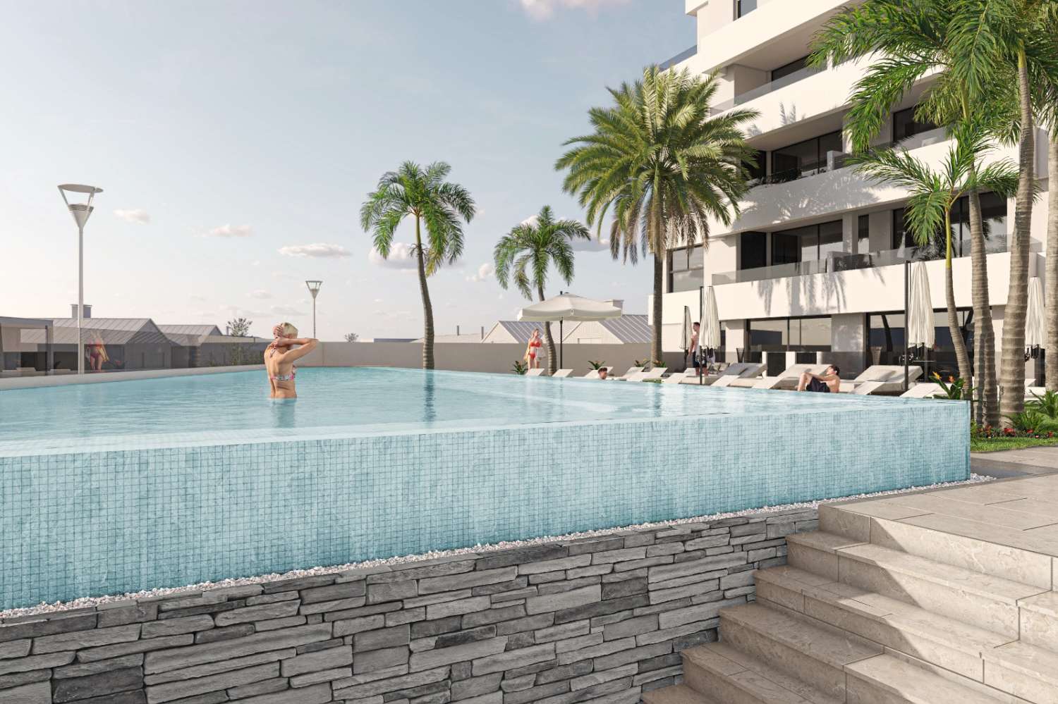 Maravilloso apartamento de 2 dormitorios de nueva construcción con piscina comunitaria en San Pedro del Pinatar