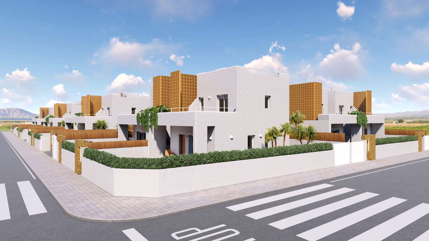 Fabulous 'New Build' 3 bedroom semi detached villa with private pool in Pilar de la Horadada