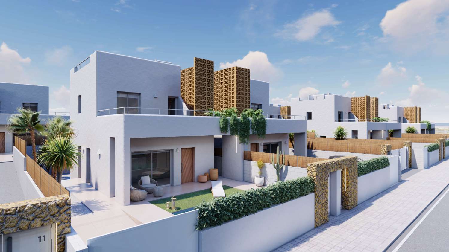 Fabulous 'New Build' 3 bedroom semi detached villa with private pool in Pilar de la Horadada