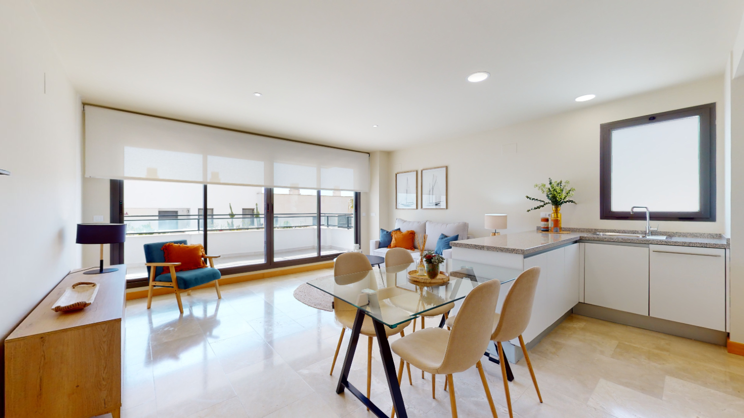 Impresionante apartamento en planta baja de 3 dormitorios con piscina comunitaria en Lomas de Campoamor