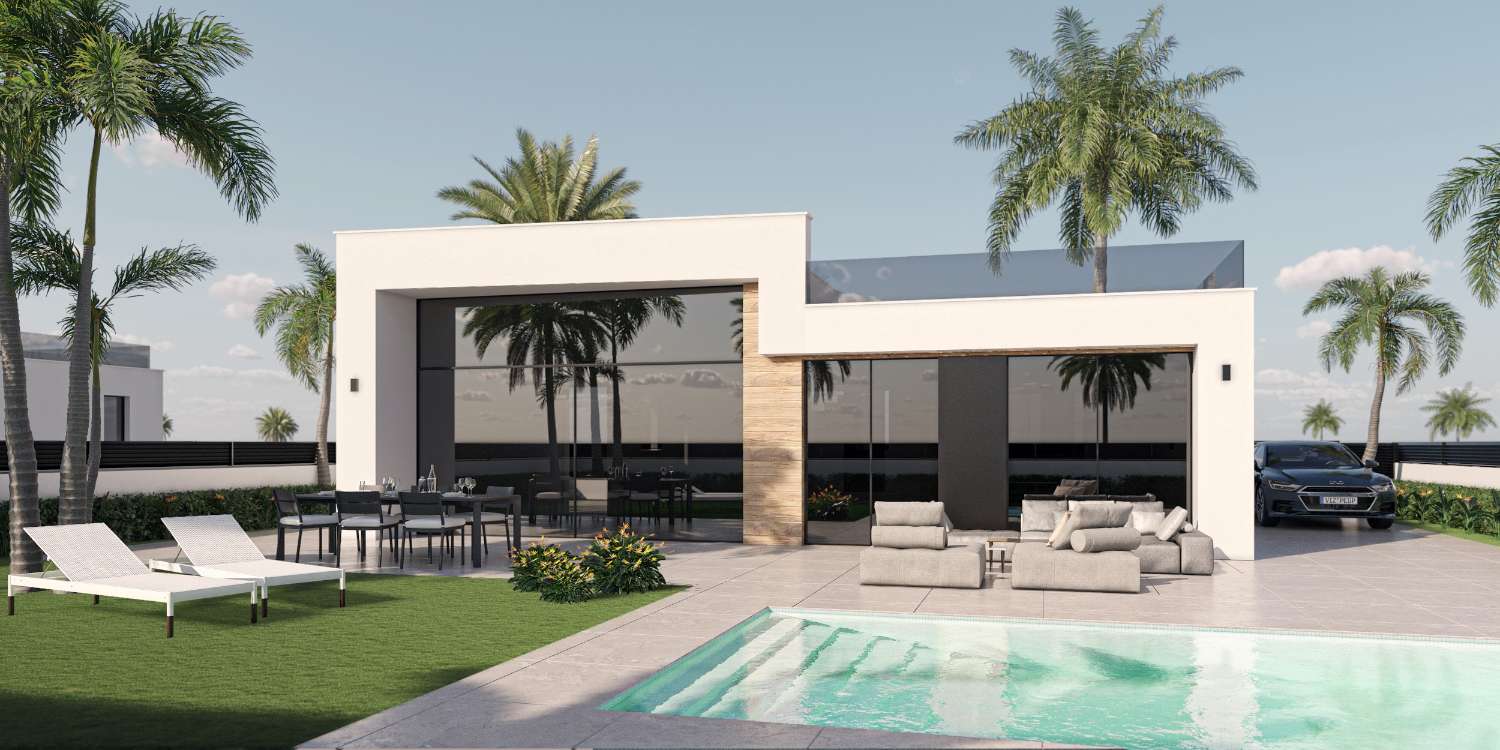 Attraente 'New Build' 2 camere da letto villa indipendente con piscina privata opzionale sul Condado de Alhama Golf