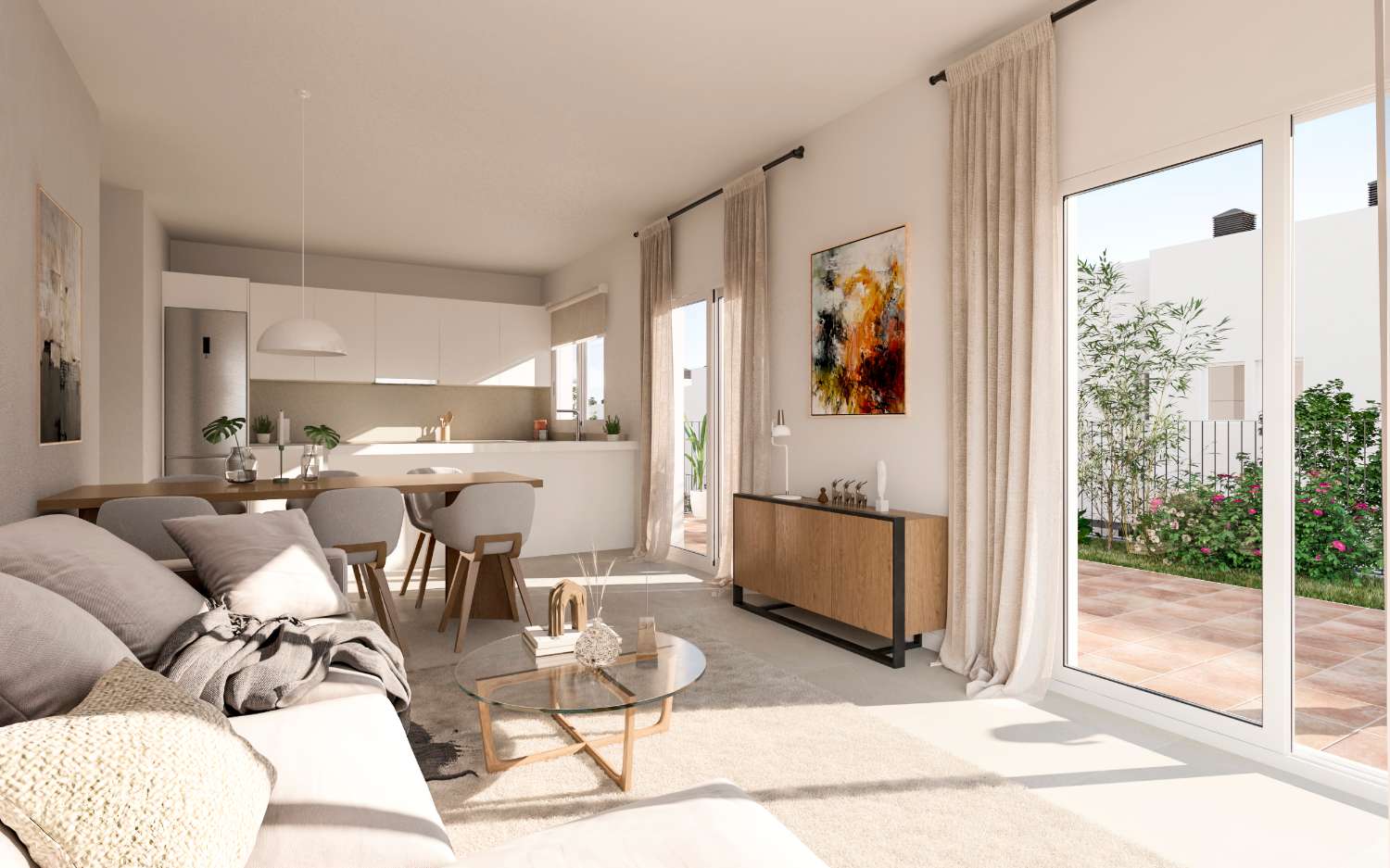 Mooie 'Key Ready' moderne 3 slaapkamer Townhouse met gemeenschappelijk zwembad op Alenda Golf