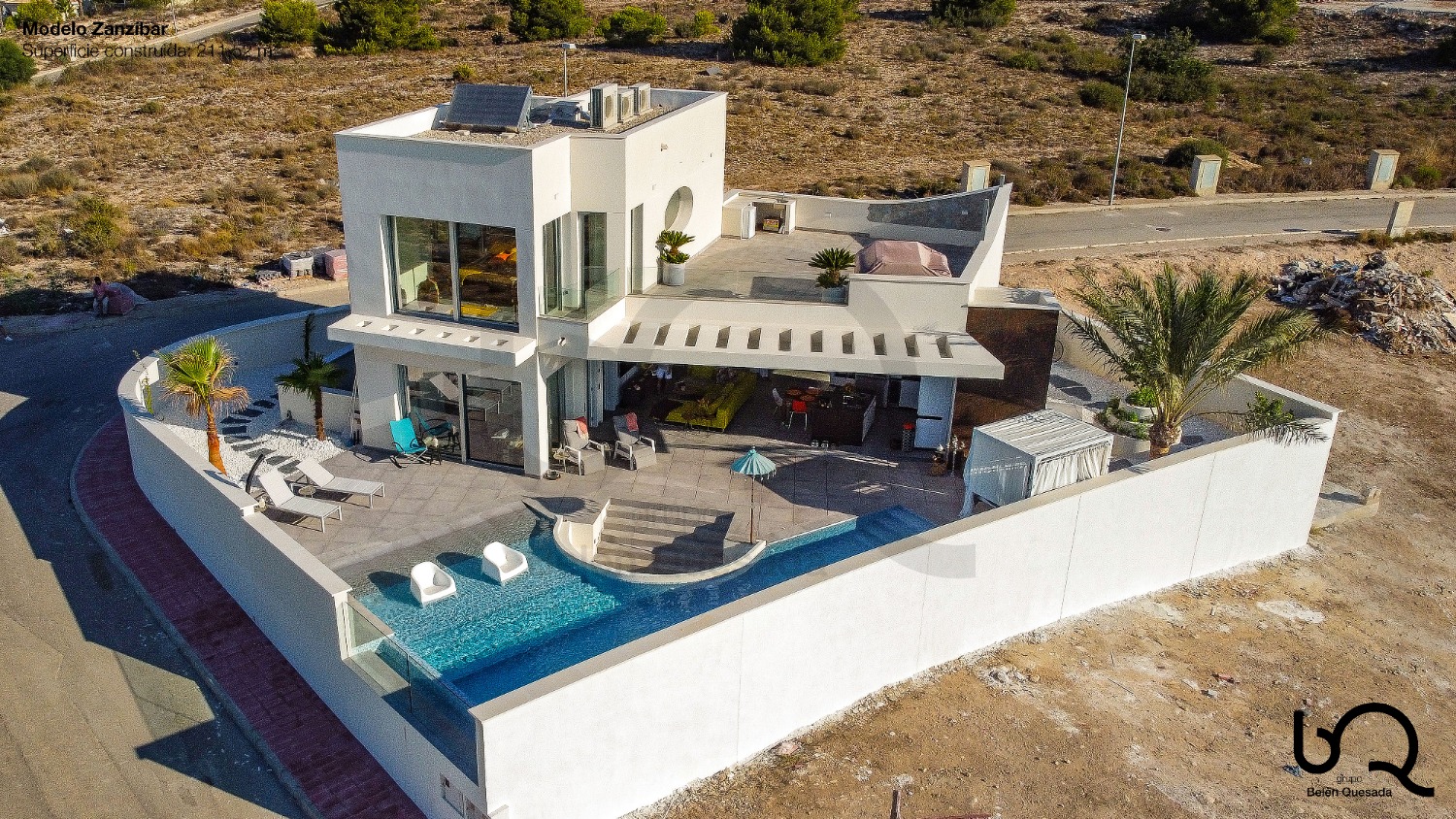 Fantastische nieuwbouw vrijstaande villa met eigen zwembad in Lo Pepijn, Ciudad Quesada