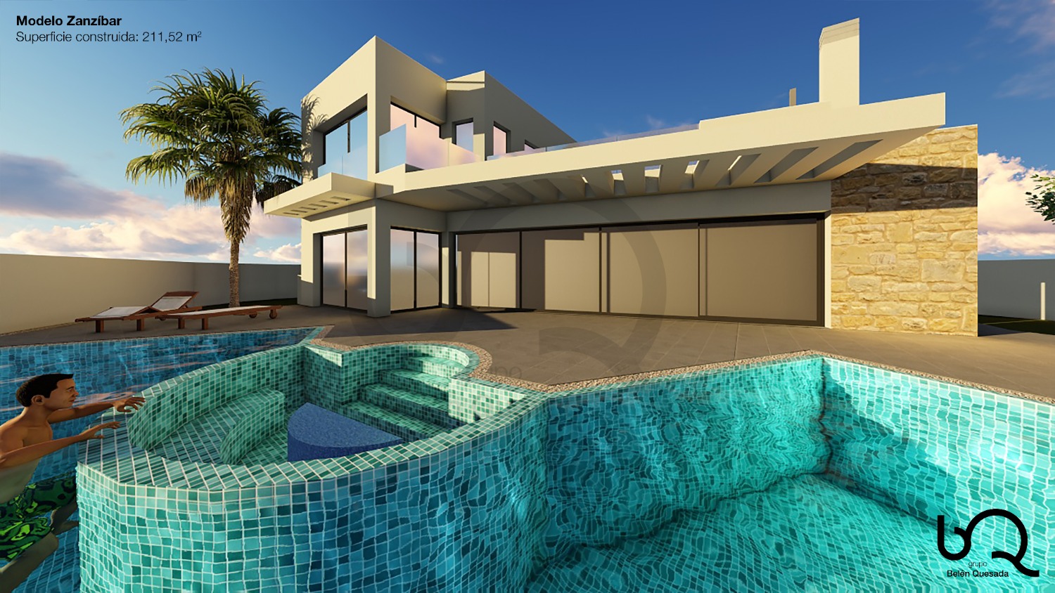 Fabulous new build detached villa with private pool in Lo Pepin, Ciudad Quesada