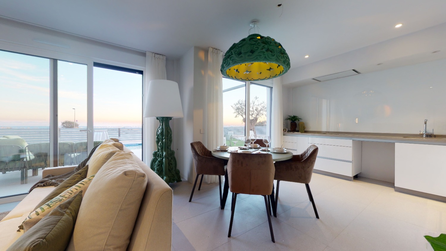 Moderne 'New Build' vrijstaande villa met 3 slaapkamers en privé zwembad in Muchamiel, Alicante