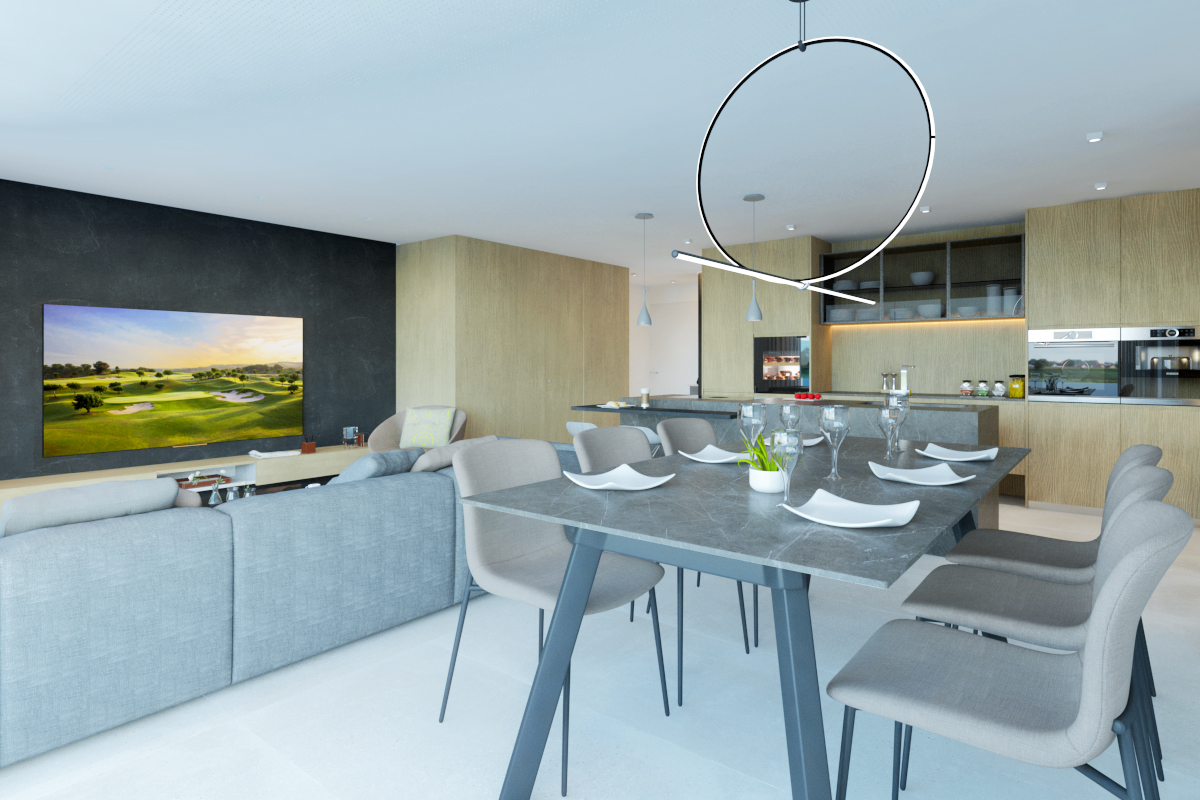 Impresionante apartamento de 2 dormitorios 'Key Ready' con piscina comunitaria y garaje en Las Colinas golf