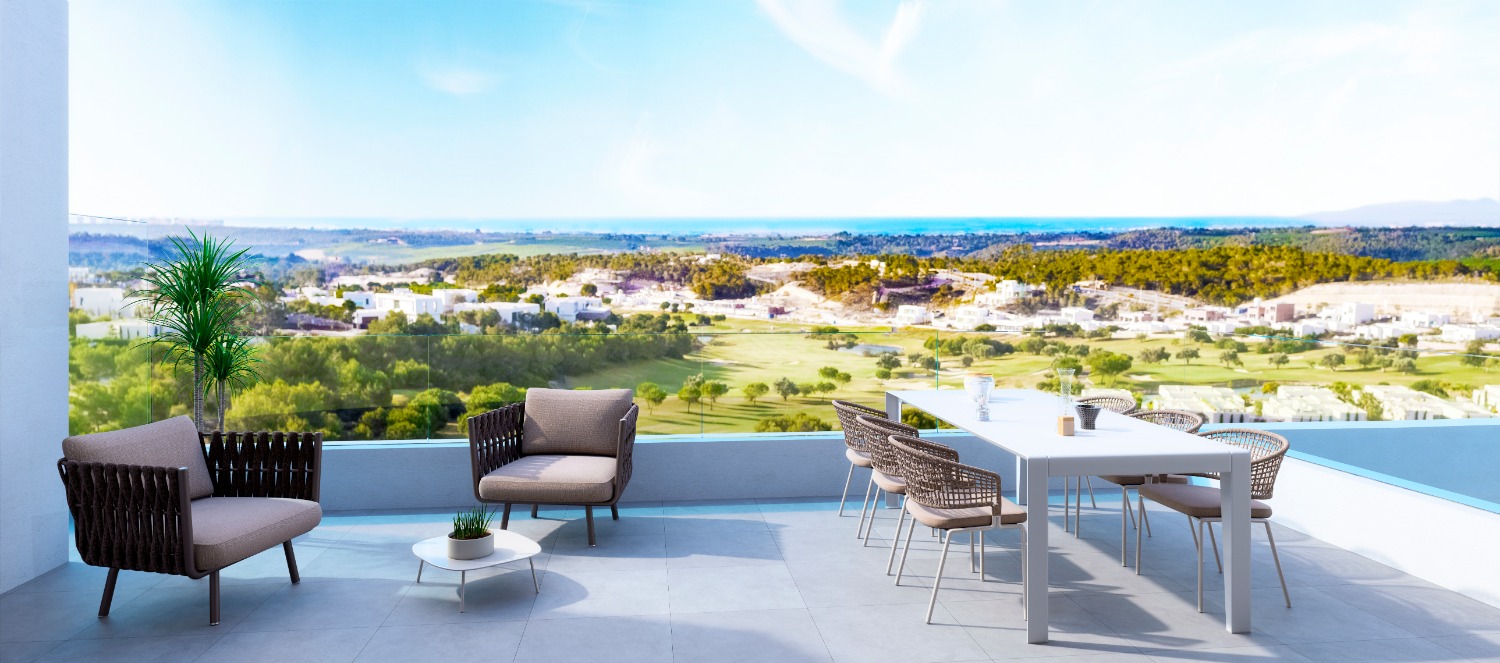 Impresionante apartamento de 2 dormitorios 'Key Ready' con piscina comunitaria y garaje en Las Colinas golf