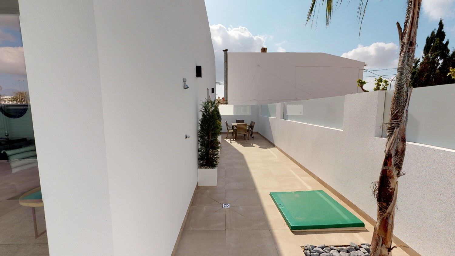 Einladende Neubau 3 Schlafzimmer Doppel haushabende Villa mit privatem Pool nur 500m von der Mar menor