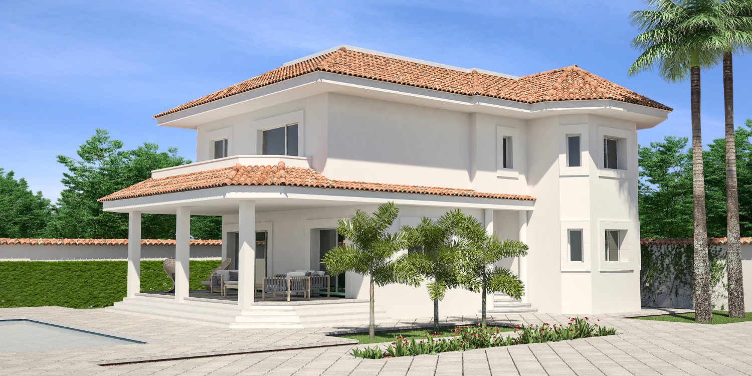 Schöne "Neubau" freistehende Villa mit 3 Schlafzimmern und privatem Pool in Ciudad Quesada