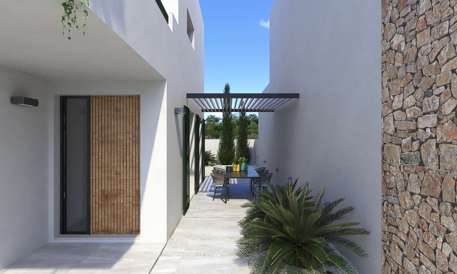 Marvelous 'Key Ready' modern 3 bedroom detached villa with private pool in Daya Nueva