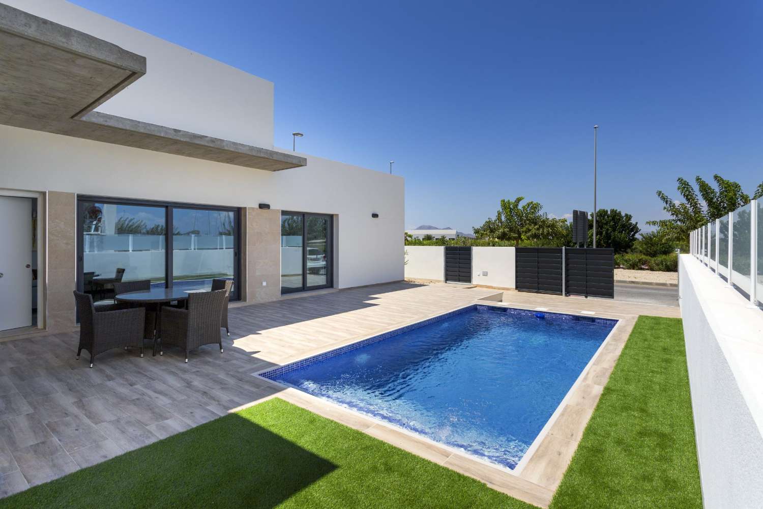 Alluring 'Key Ready' modern 3 bedroom detached villa with private pool in Daya Nueva