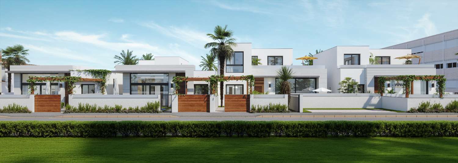 Elegant new build modern 3 bedroom detached villas with private pool in Pilar de la Horadada