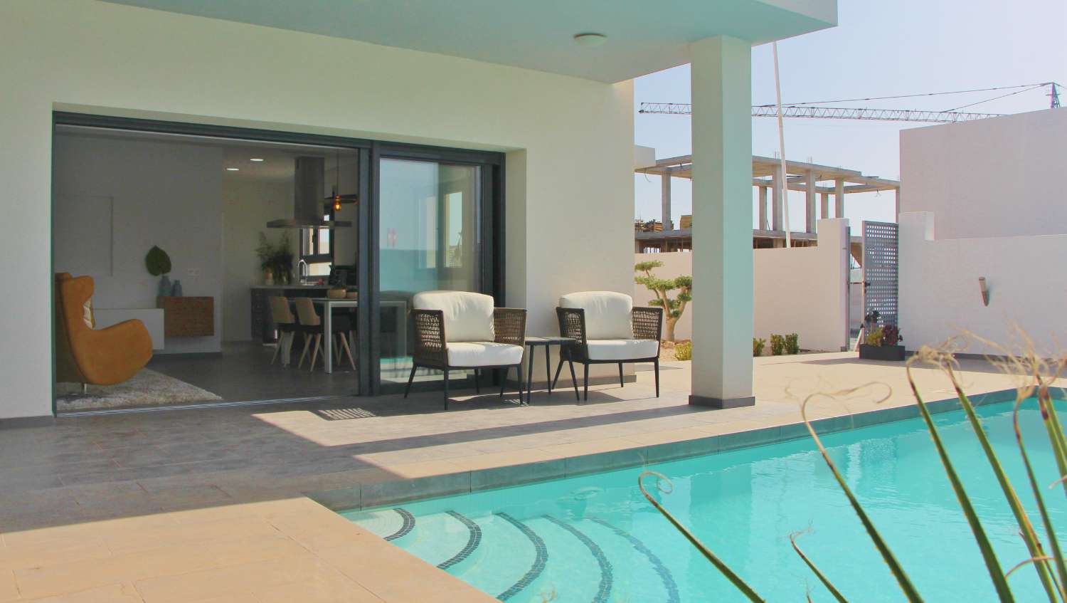 Attractive 'New Build' 3 bedroom detached villa with private pool in Benijofar