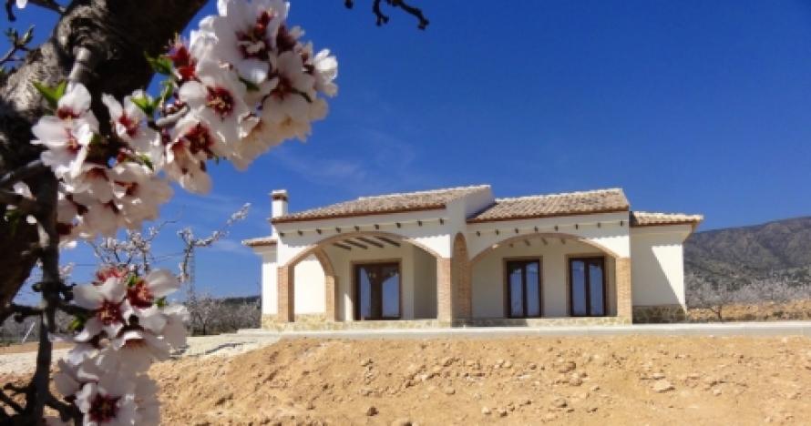 Beautiful 'New Build' Mediterranean style 3 bedroom Finca with optional private pool in La Romana