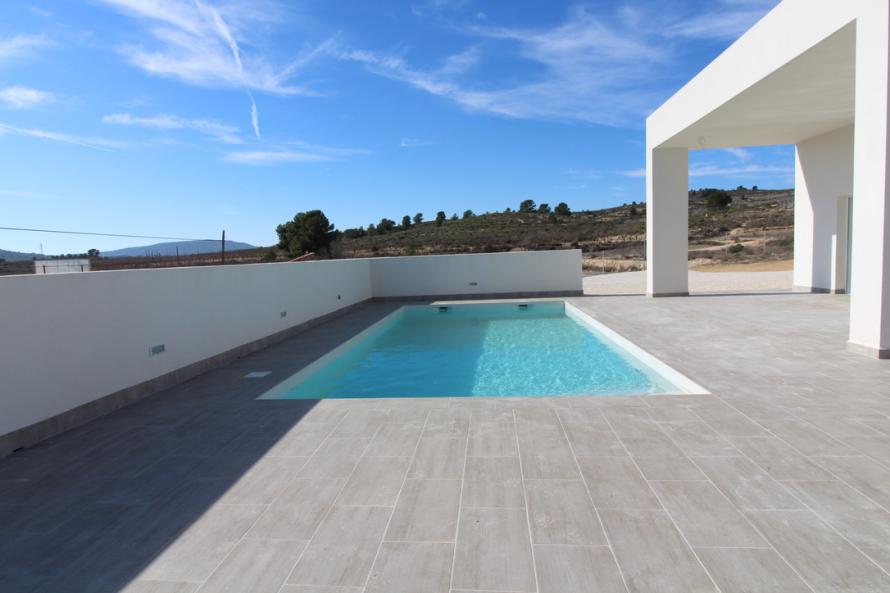 Beautiful 'New Build' modern 3 bedroom detached villa with private pool in Pinoso