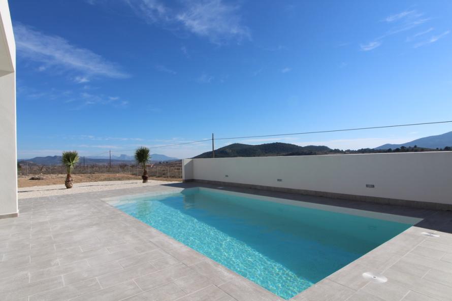 Beautiful 'New Build' modern 3 bedroom detached villa with private pool in Pinoso