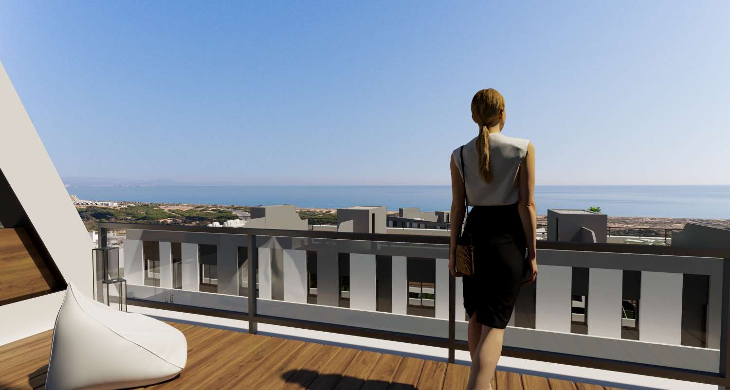 Fabuloso apartamento 'New Build' de 3 dormitorios en planta baja con piscina comunitaria en Gran Alacant