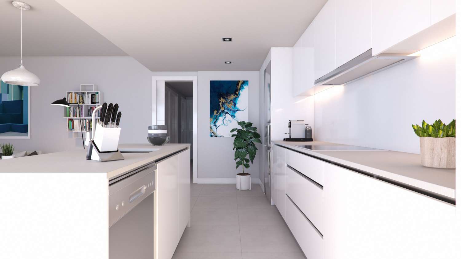 Elegante apartamento 'New Build' de 2 dormitorios con piscina comunitaria en Campoamor, Orihuela Costa